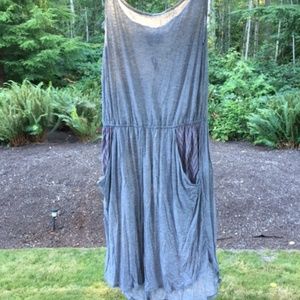 Raven & Lily Grey Vintage Punk Short Tank Dress